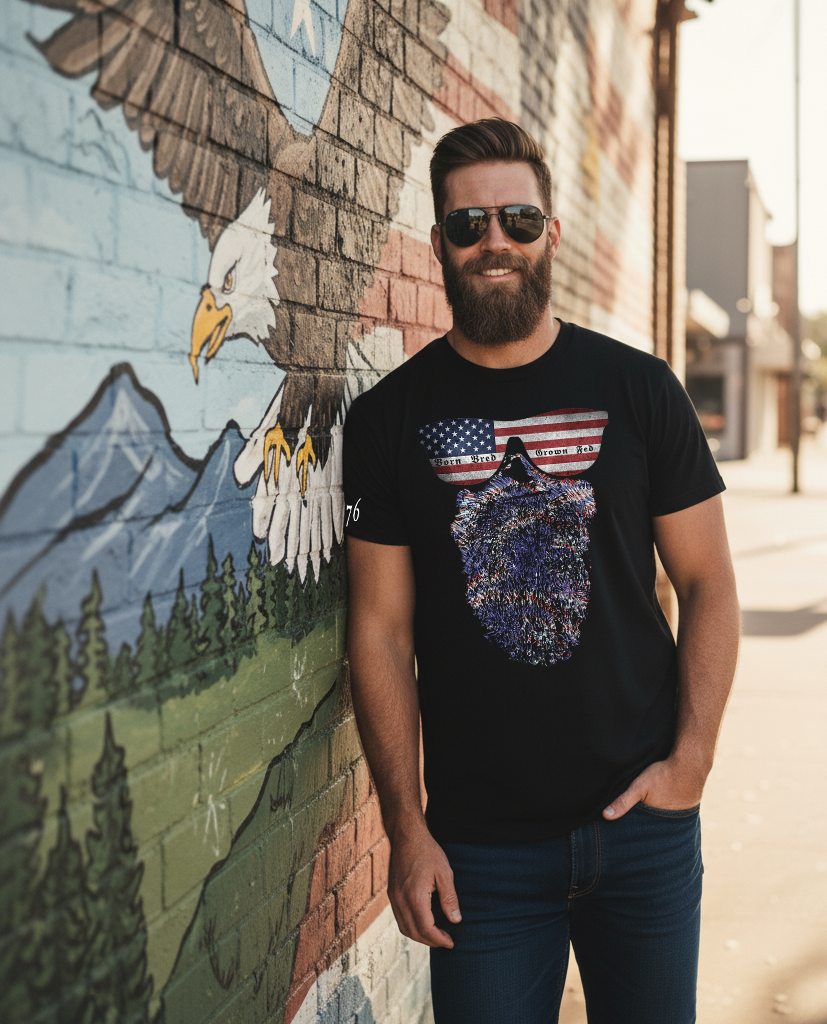 Beard Full of Freedom Tee | American Loud Collection